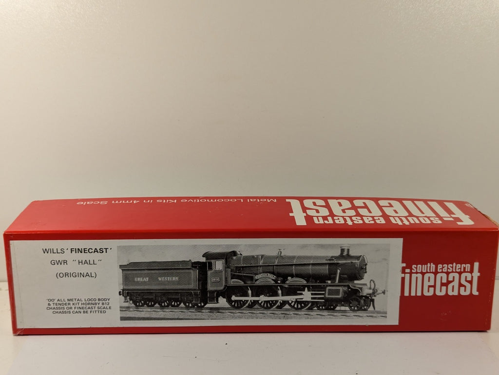 Wills Finecast OOGauge GWR Hall Class Locomotive & Tender Kit - Non-Runner Boxed