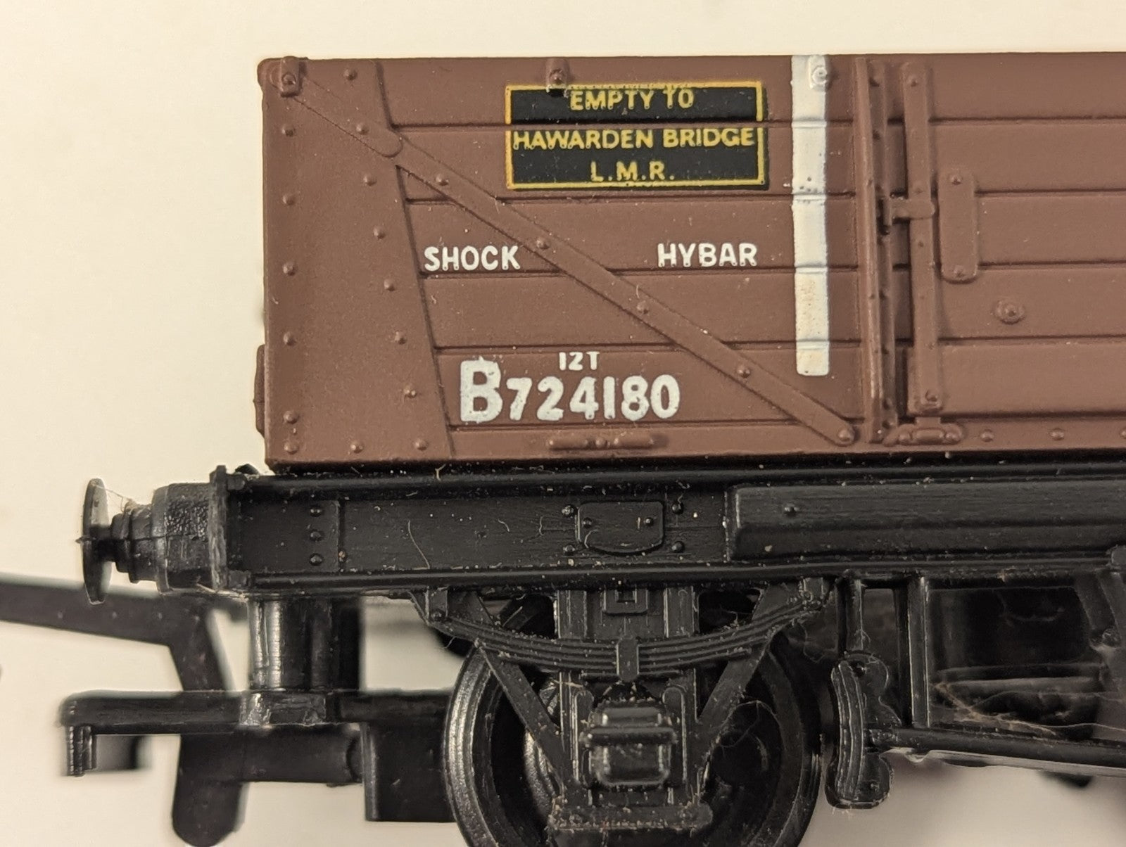Bachmann OO Gauge 12 Ton Shock Absorbing Open Wagon (Hybar) Goods Wagon