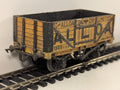 Kit Built OO Gauge 7-Plank Open Wagon 1355 / 1072 Alloa Coal Co. Yellow