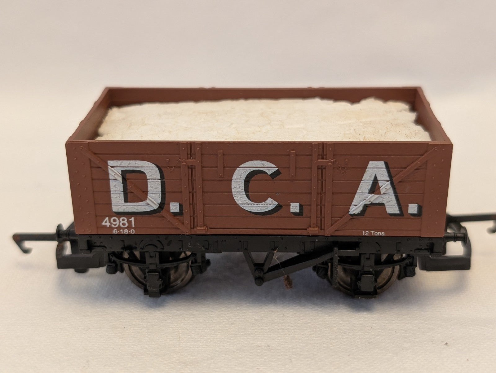 Hornby 7 Plank Open Wagon Goods Wagon 4981 D.C.A.