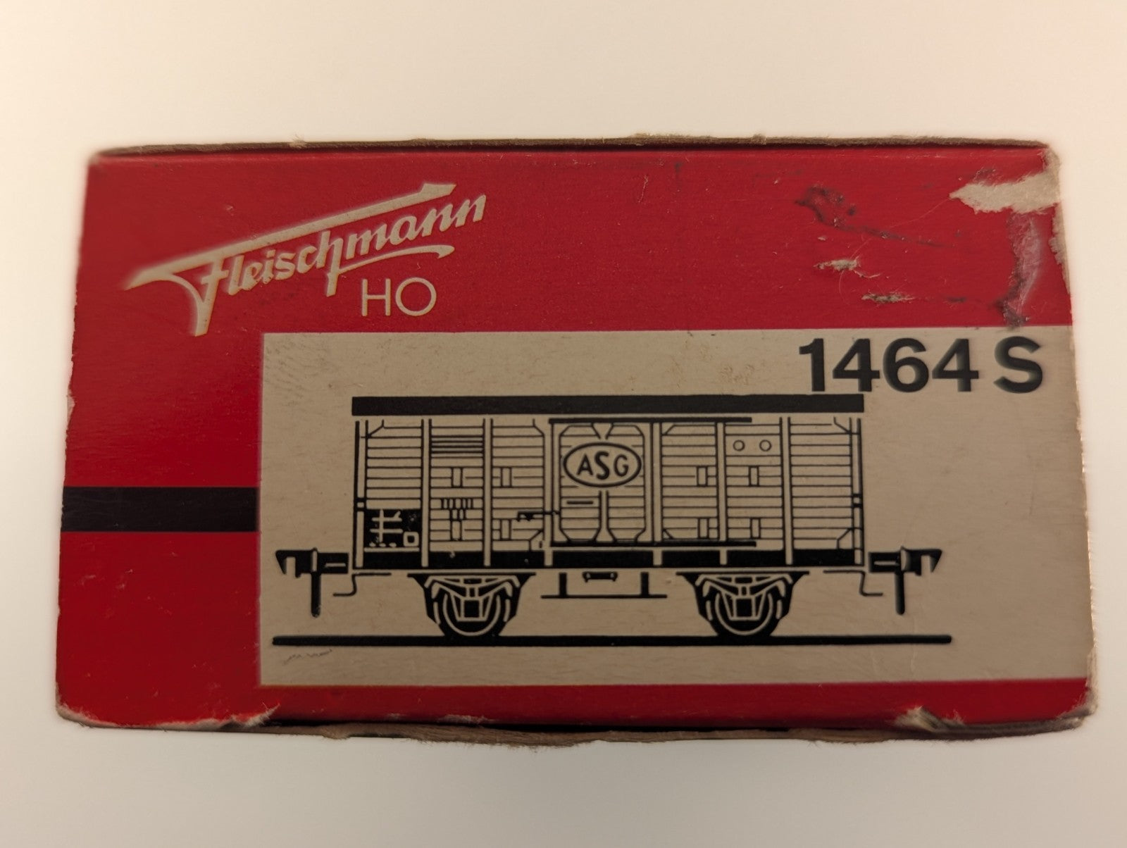 Fleischmann 1464S H0 Gauge ASG DB Covered Freight Wagon