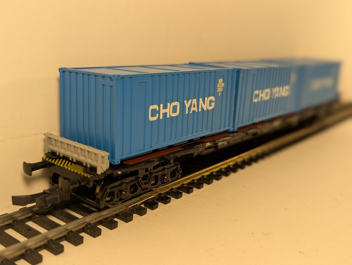 Roco HO Scale Sgjs Container Wagon Goods Wagon 31 80 453 7 015-8