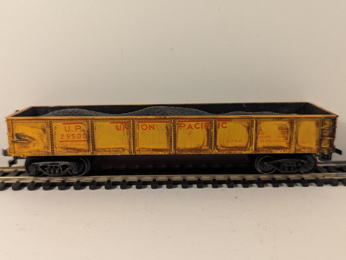 HO Gauge Union Pacific Gondola with Coal Load Gondola Wagon 29500