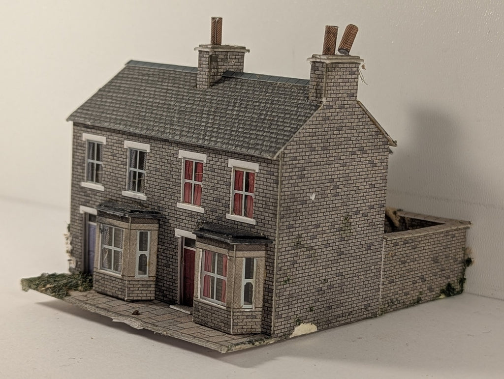 Metcalfe OO Gauge Stone Terraced Houses Building PO228