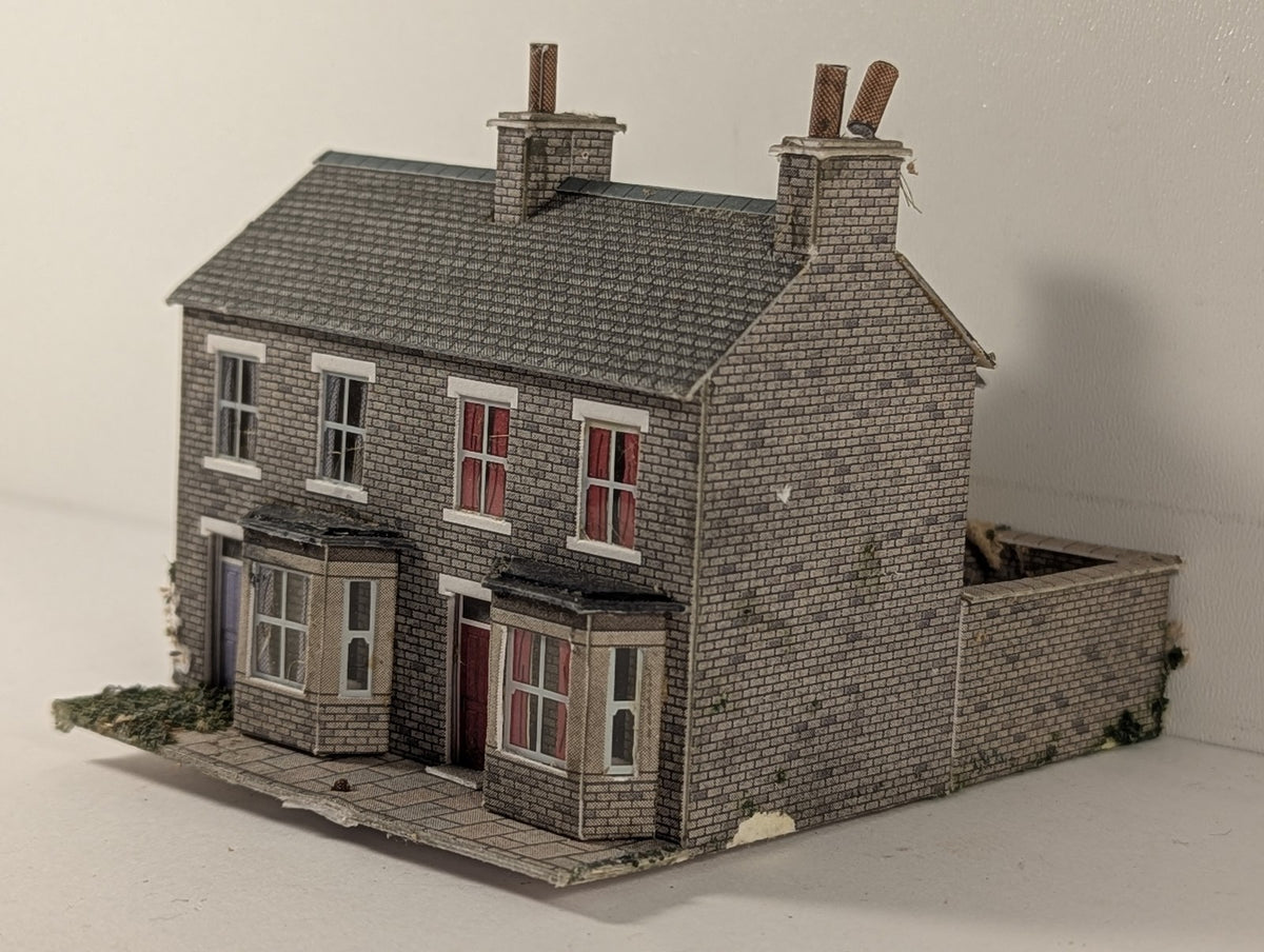 Metcalfe OO Gauge Stone Terraced Houses Building PO228