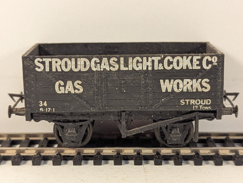 Kit Built OO Gauge 7 Plank Open Wagon Goods Wagon 34 Stroud Gas Light & Coke Co