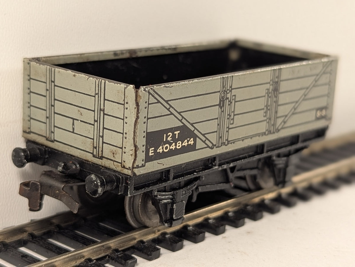 Hornby Dublo OO Gauge BR 5-Plank Open Wagon Goods Wagon E404844 BR Grey D1