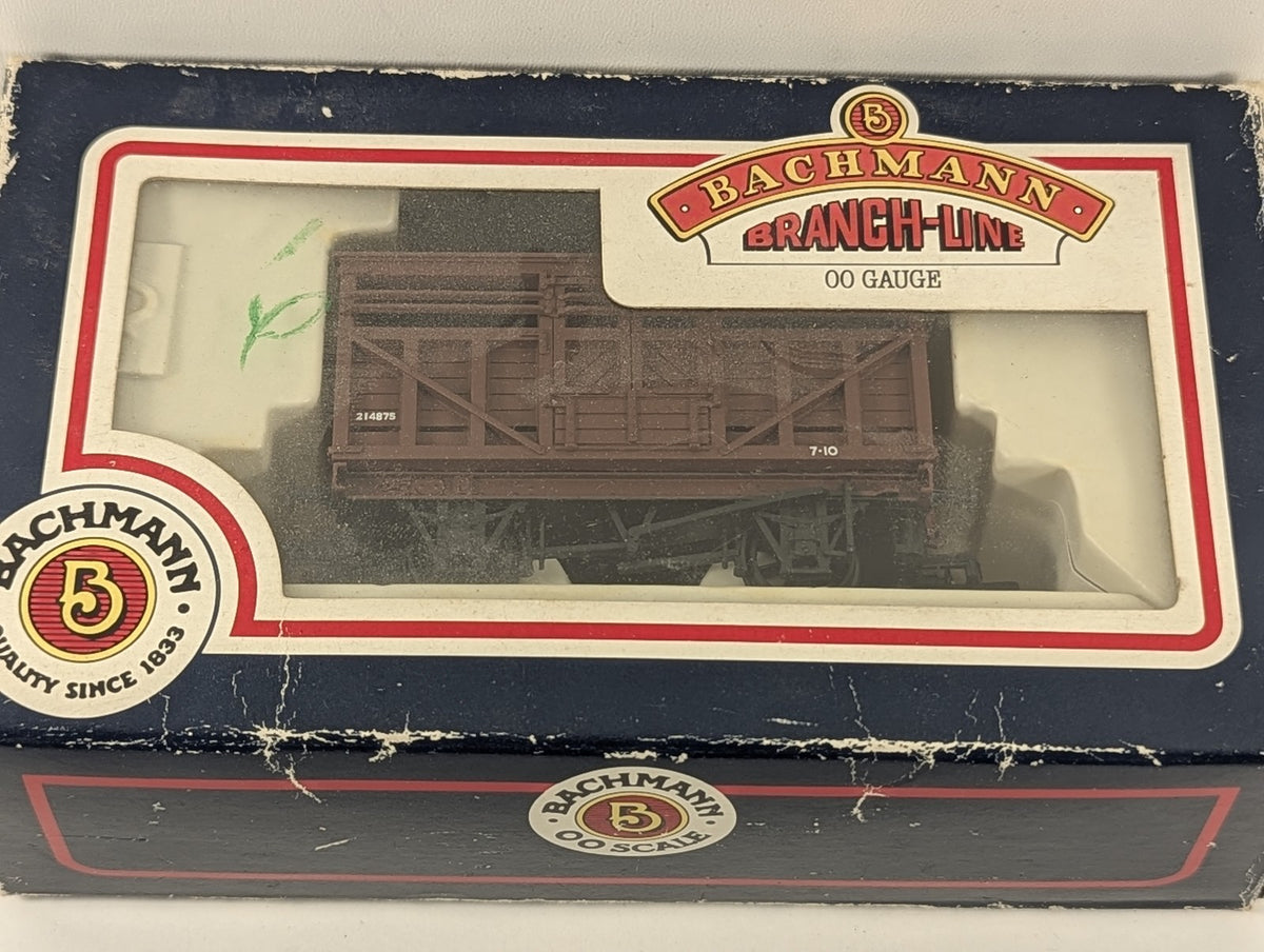 Bachmann OO Gauge Cattle Wagon Goods Wagon 214875 LMS Brown 33-652B