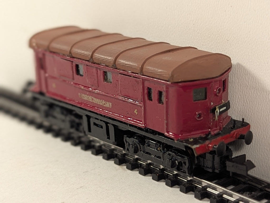 Minitrix N Gauge London Transport Battery Locomotive No. 4 Electric Locomotive
