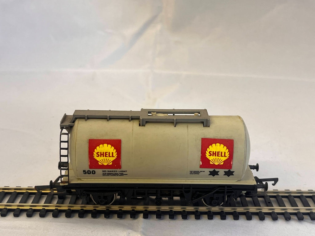 Hornby R020 OO Gauge Grey Shell Tank Wagon Boxed