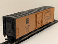 HO Gauge Santa Fe SFRD Orange Box Car - Broken Coupler