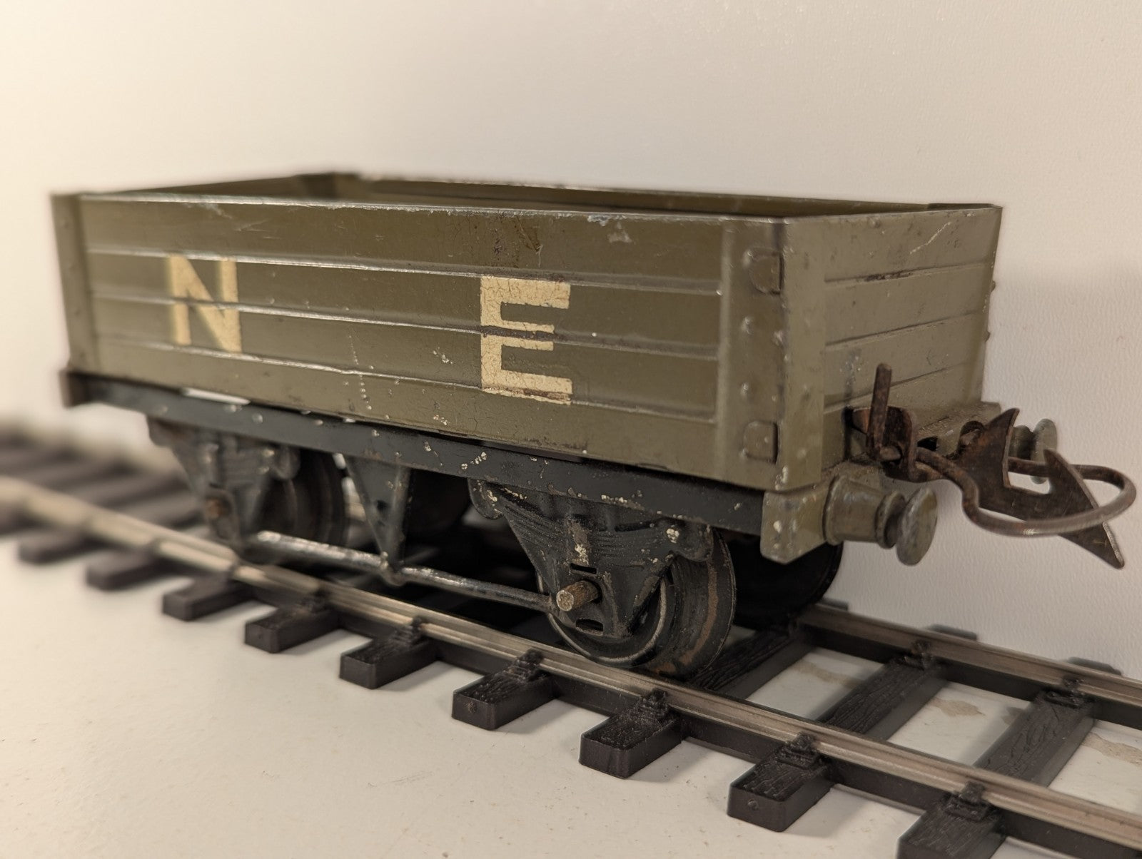 Hornby O Gauge North Eastern Railway Open Wagon - Missing Couplers