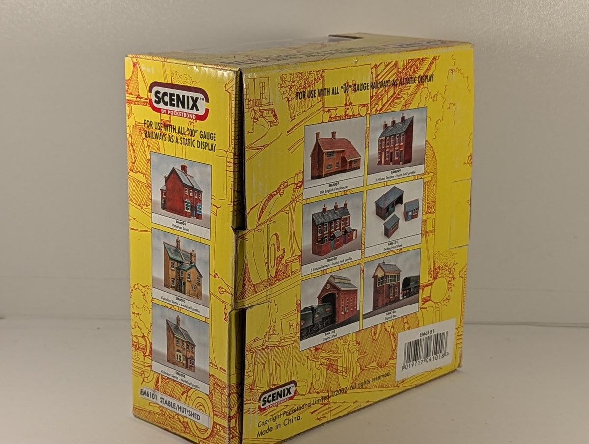 Scenix by Pocketbond OO Gauge Stable / Hut / Shed Scenic Accessories EM6101