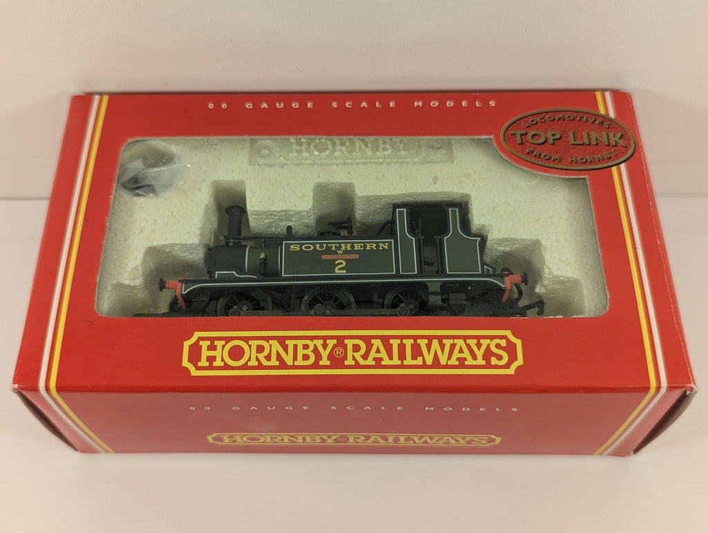 Hornby OO Gauge Class A1X Terrier 'Freshwater' Locomotive 2 SR Olive Green R2063