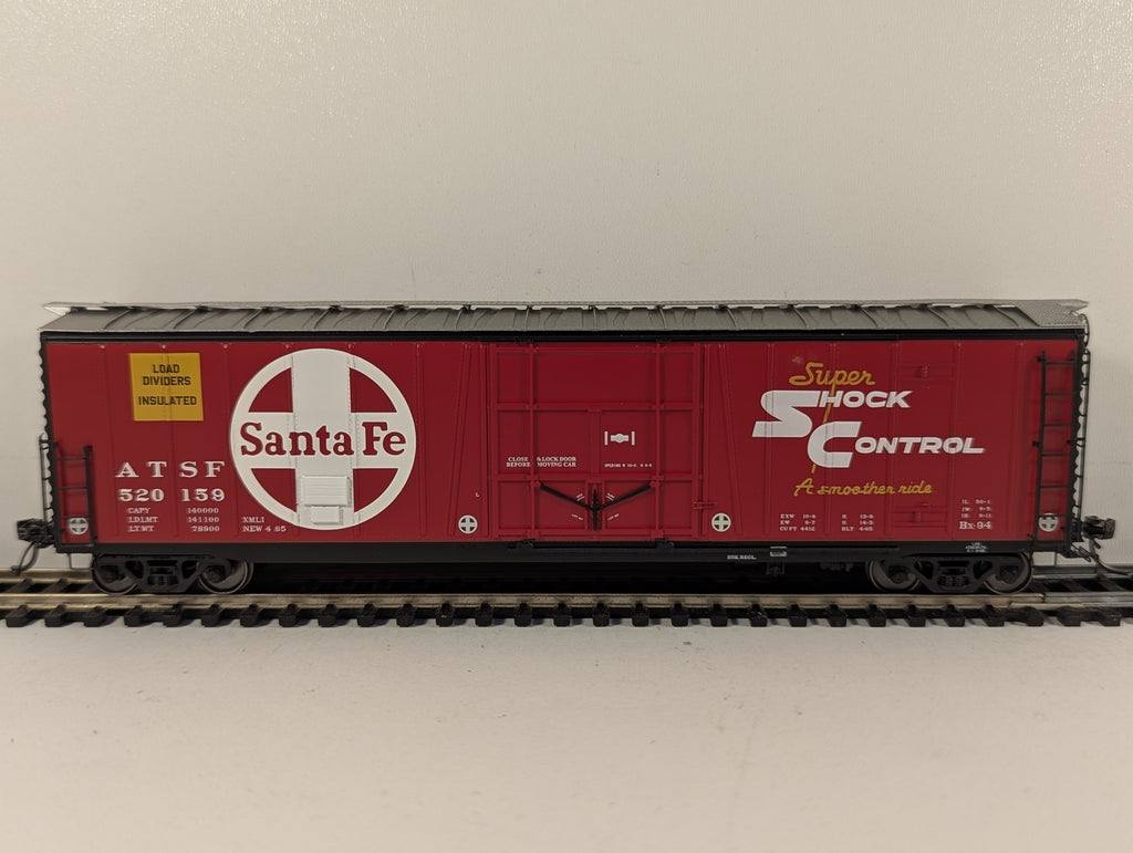 Moloco HO Scale Topeka Shops 50ft Bx-94 Boxcar 520159 ATSF Red (Santa Fe)