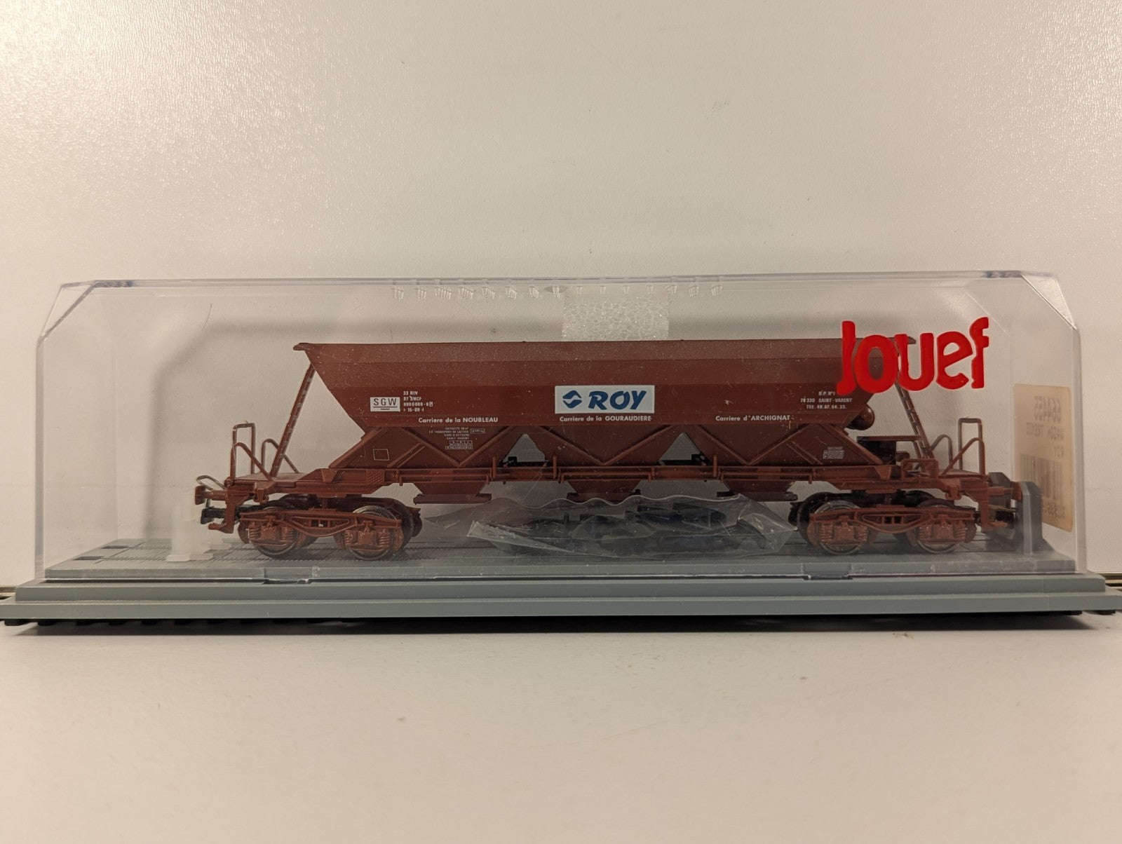 Jouef HO Gauge Wagon Trémie Roy Goods Wagon 690 0 009-6 SGW Brown