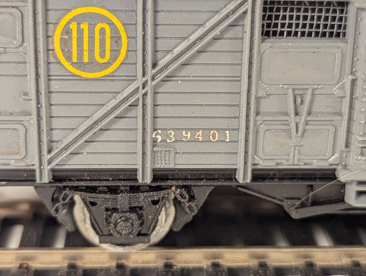 Electrotren HO Scale RENFE RN Closed Van Goods Wagon 639401 RENFE Grey 412