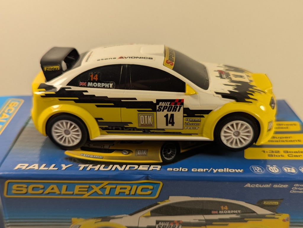 Scalextric Rally Thunder Slot Car – 1:32 Scale