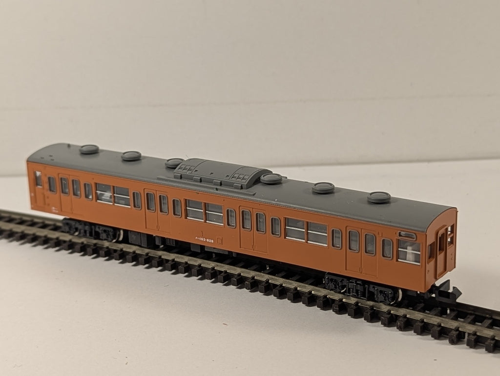 Kato N Gauge JNR Class 103 KuHa 103-828 EMU Coach JNR Orange