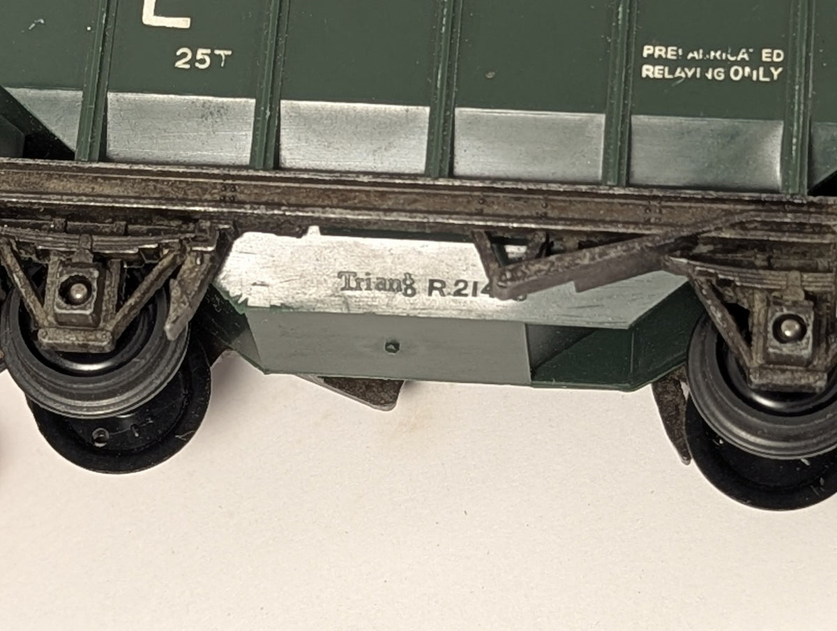 Tri-ang OO Gauge 25 Ton Ore Hopper Wagon Goods Wagon BR Departmental Green R214