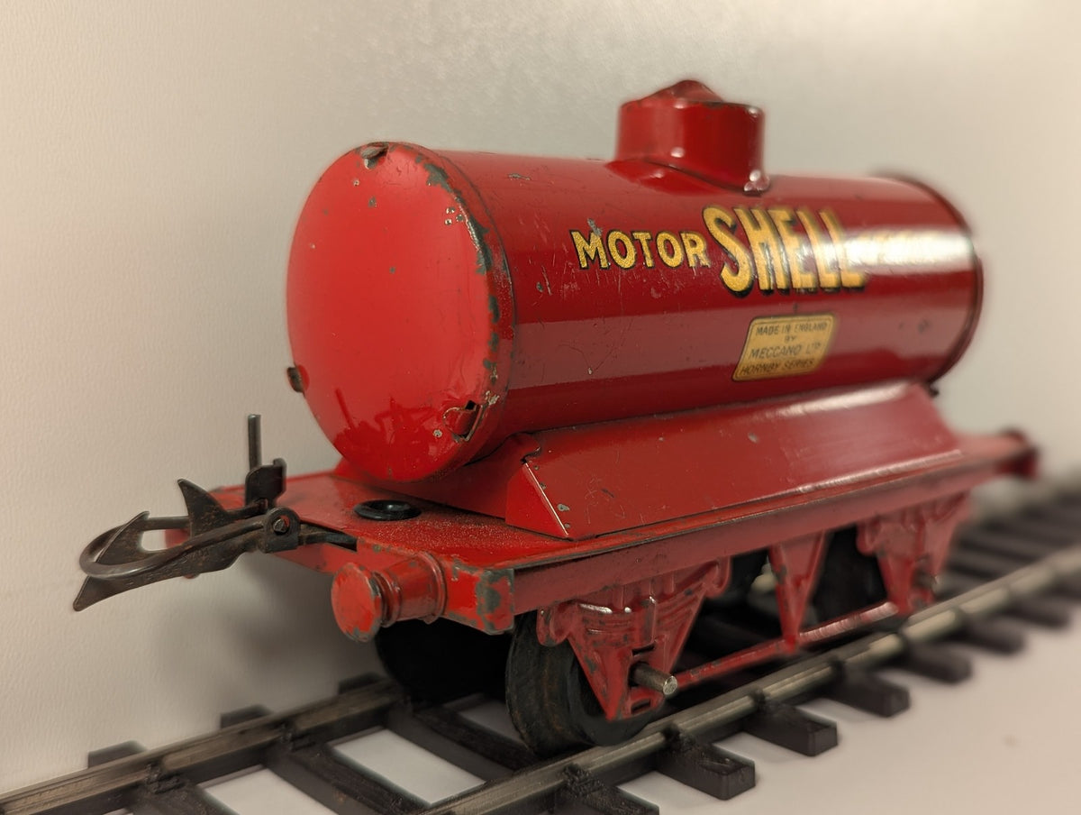 Hornby O Gauge No. 1 Motor Shell Spirit Tank Wagon Shell Red