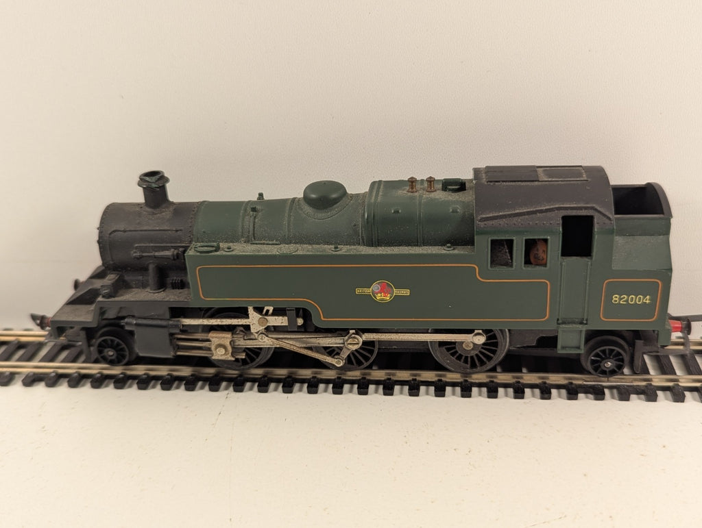 Tri-ang Hornby OO Gauge R59 BR Green Class 3MT 2-6-2 Tank 82004 Needs Attention