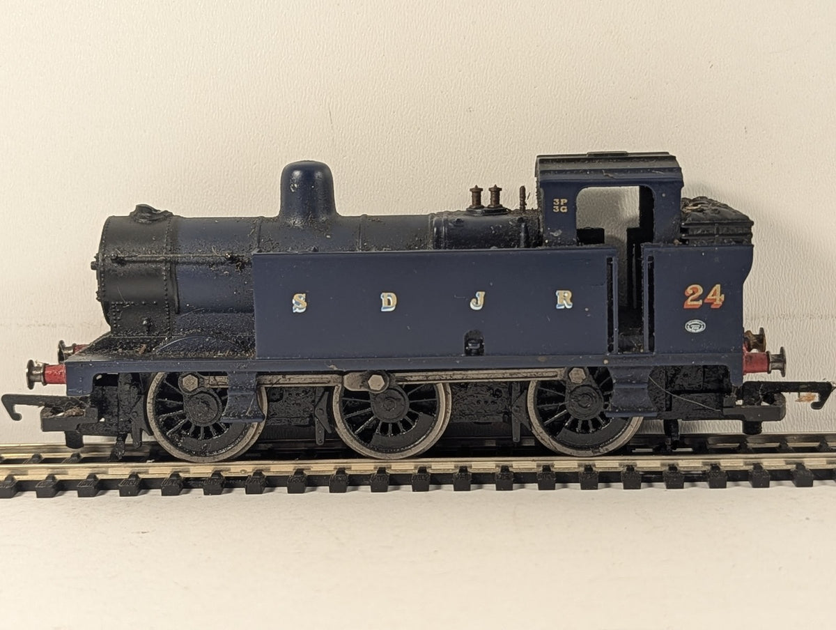 Hornby OO Gauge Class 3F Jinty 0-6-0T Locomotive 24 SDJR Blue 32-227