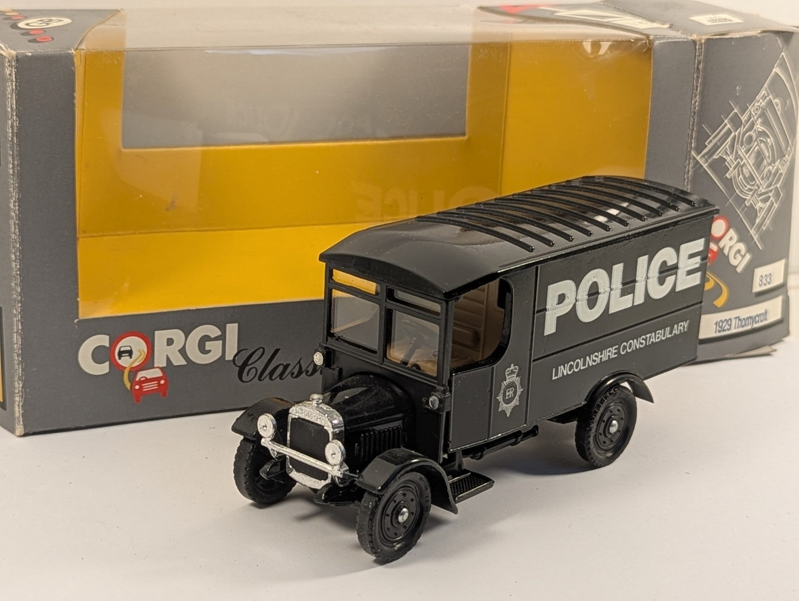 Corgi Classics 833 1:43 1929 Thornycroft Van Lincolnshire Constabulary