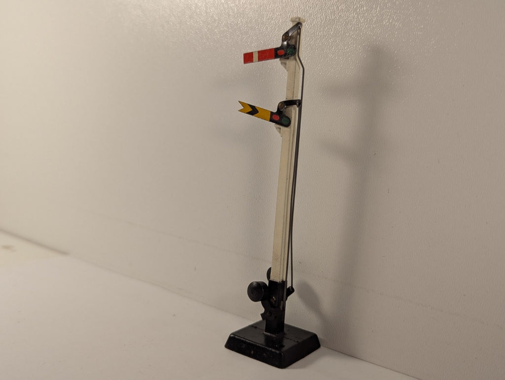 Hornby-Dublo 32131 OO Gauge Double Arm Upper Quadrant Signal - Boxed