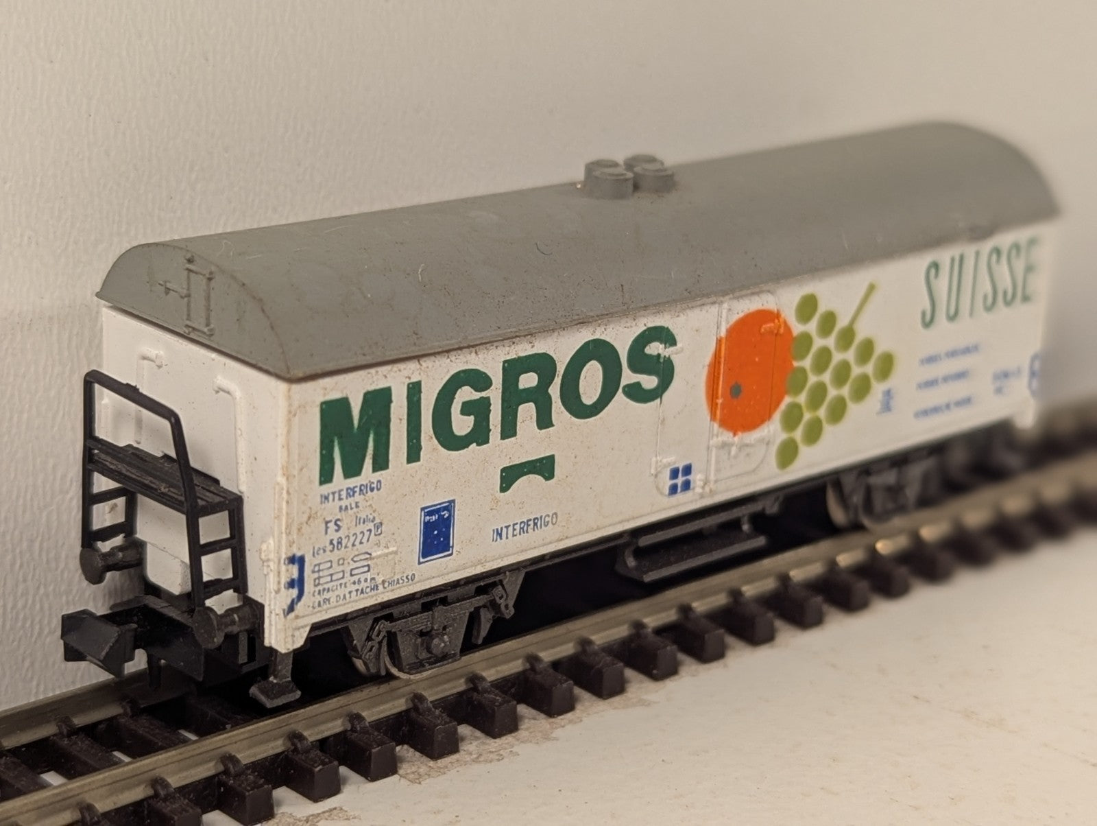 Rivarossi N Gauge Migros Suisse Interfrigo Refrigerator Car