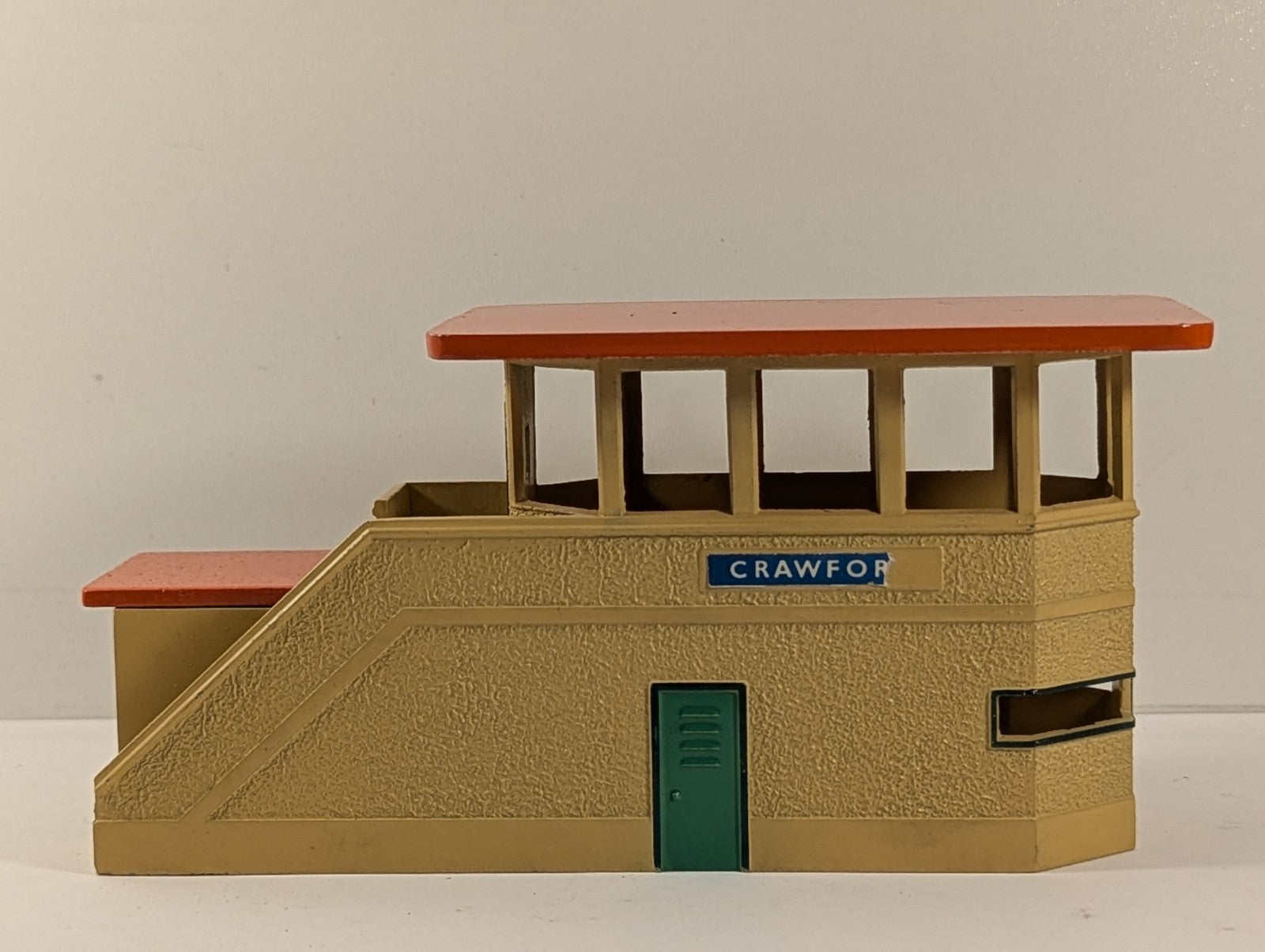 Hornby Dublo OO Gauge D1 Signal Cabin Buildings & Structures Cream