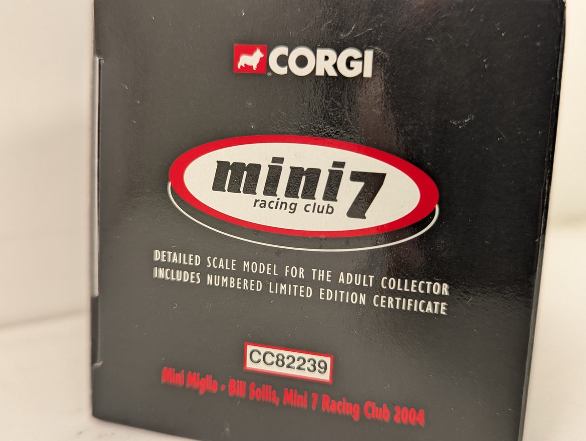 Corgi Mini Miglia - Bill Sollis, Mini 7 Racing Club 2004 Die-cast Model Car 3