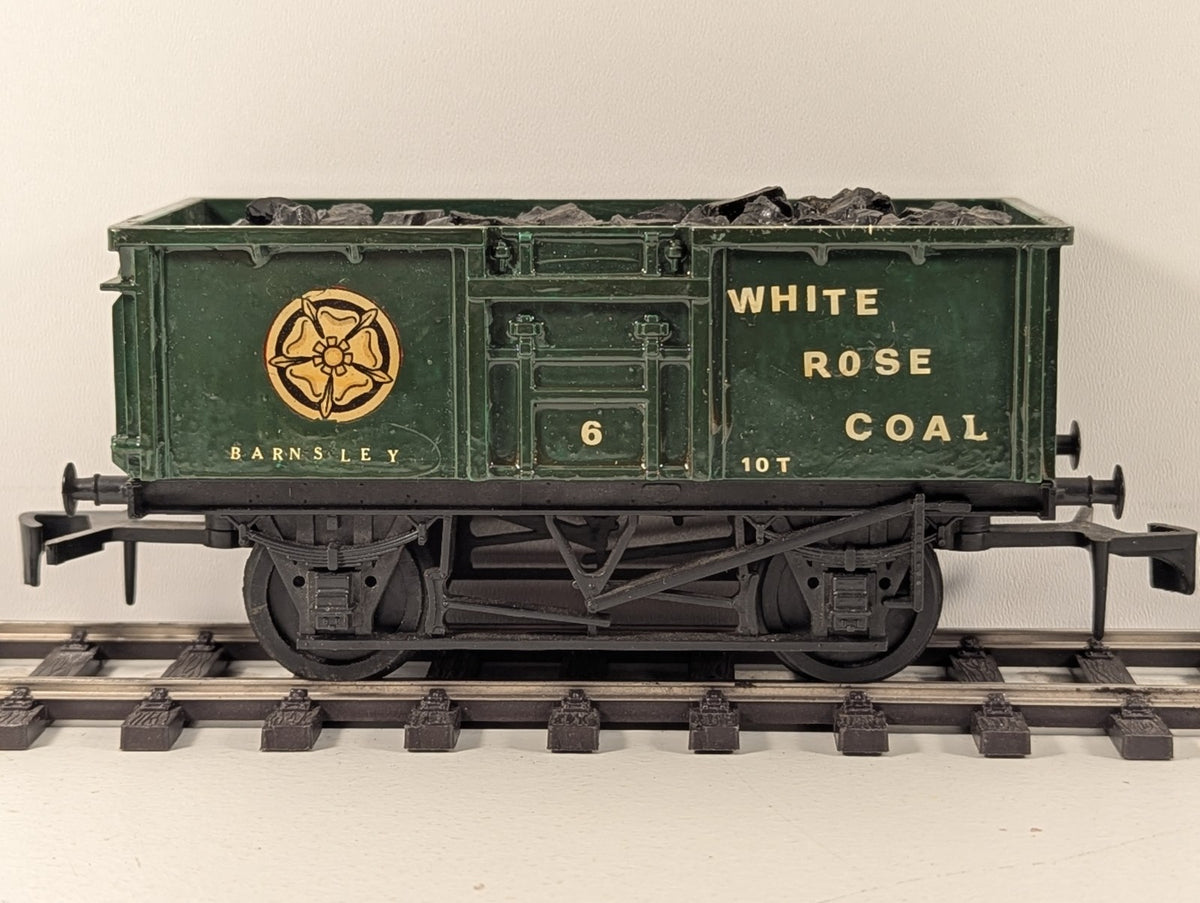 White Rose Coal Barnsley O Gauge Mineral Wagon Kit-Built Repainted