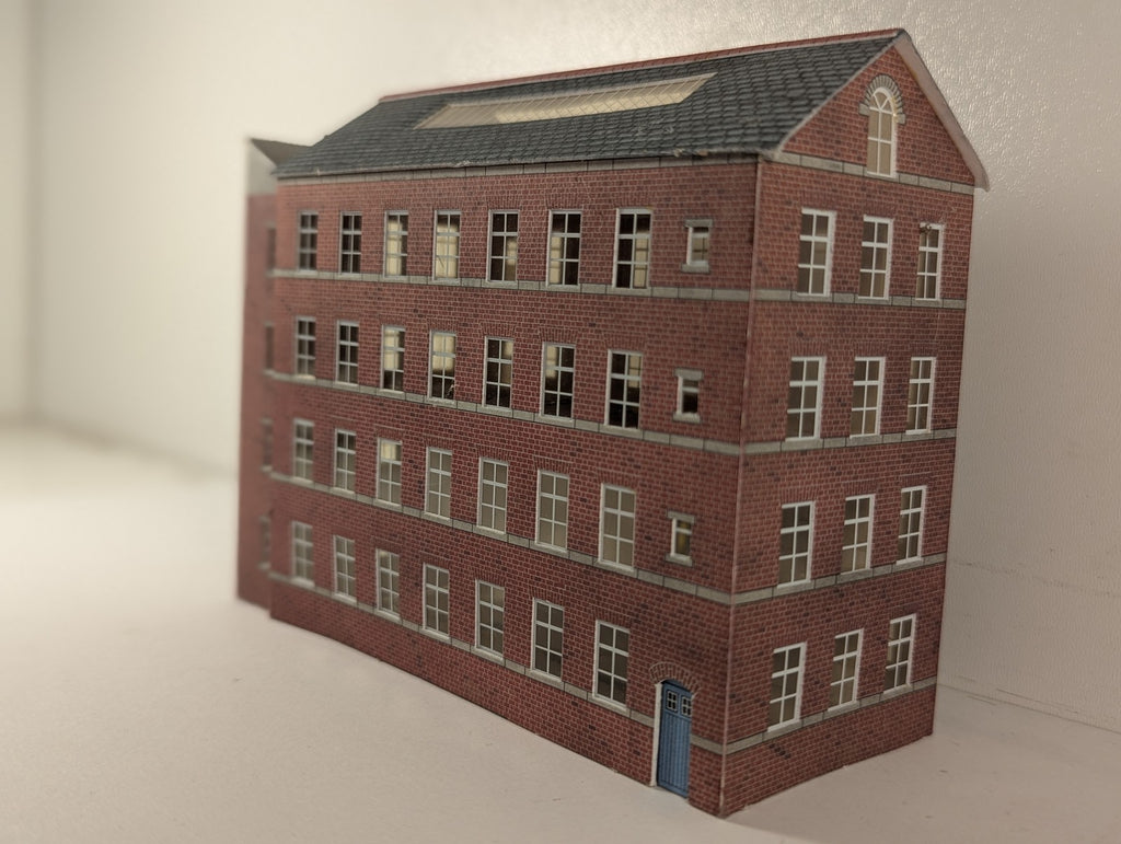 Metcalfe OO Gauge Red Brick Mill Building PO284