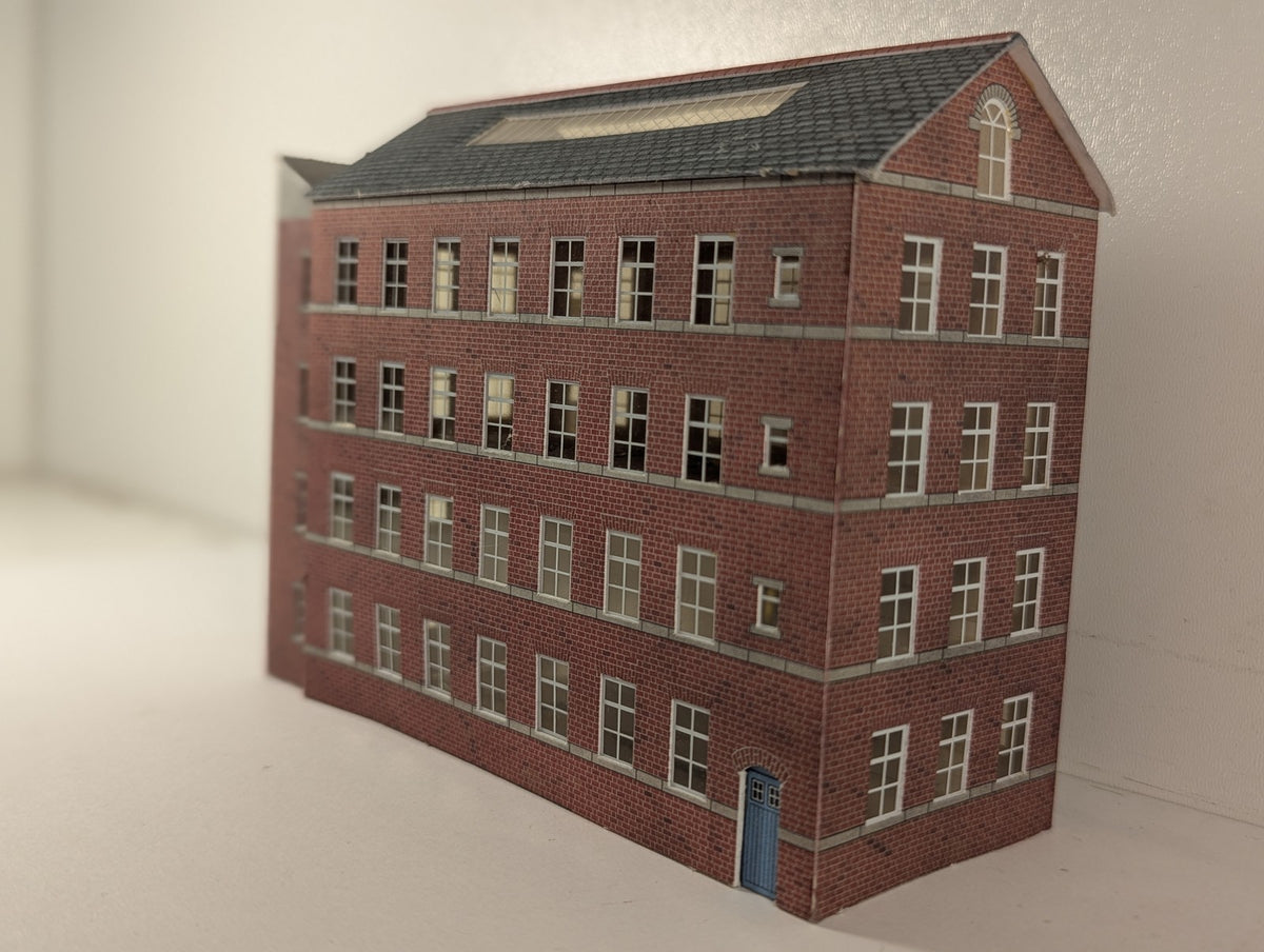 Metcalfe OO Gauge Red Brick Mill Building PO284