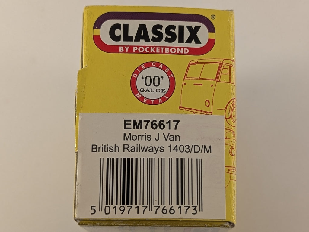 Classix OO Gauge Morris J Van Road Vehicle 1403 D/M British Railways EM76617
