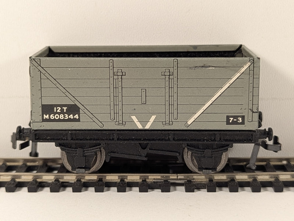Hornby Dublo OO Gauge BR 12 Ton Open Wagon M608344 BR Grey 4635