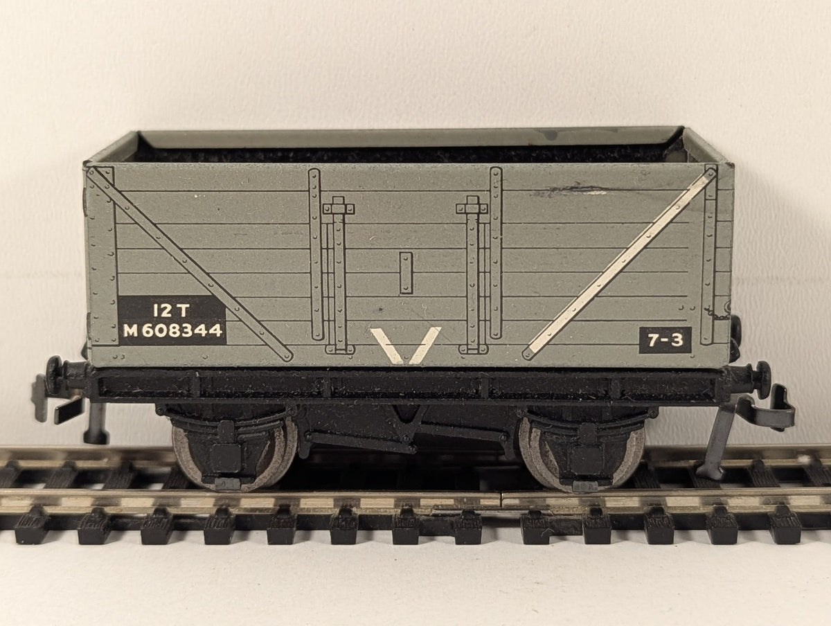 Hornby Dublo OO Gauge BR 12 Ton Open Wagon M608344 BR Grey 4635