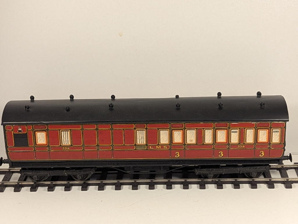 Leeds Model Company O Gauge LMS Brake 3rd Coach 1925