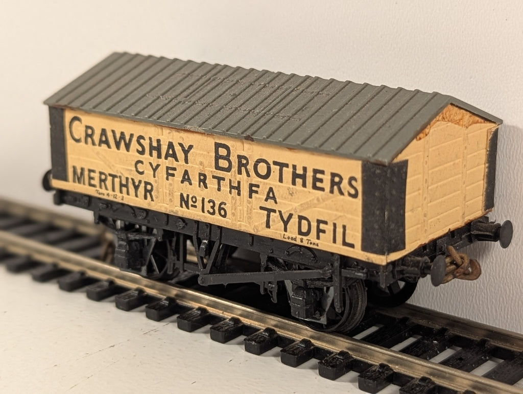 Peco OO Gauge Crawshay Brothers Lime Wagon – Missing Couplings