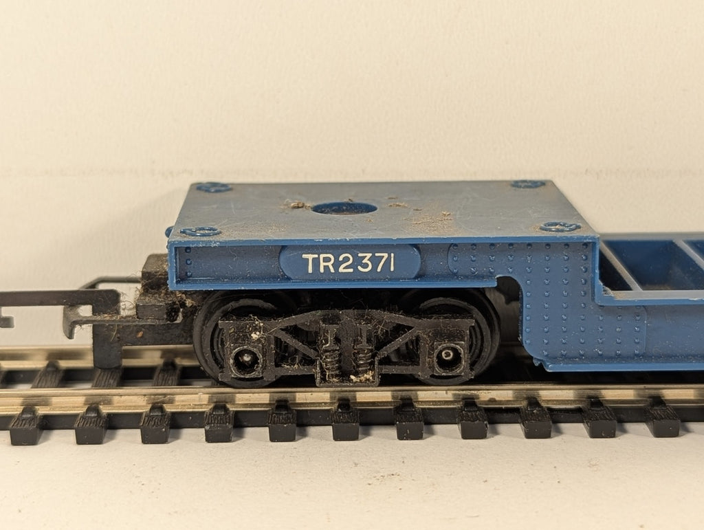 Tri-ang OO Gauge Dropframe Bogie Wagon Goods Wagon TR2371 Blue R113