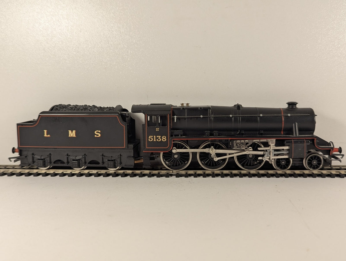 Hornby OO Gauge Class 5MT 'Black Five' Steam Locomotive 5138 LMS Lined Black