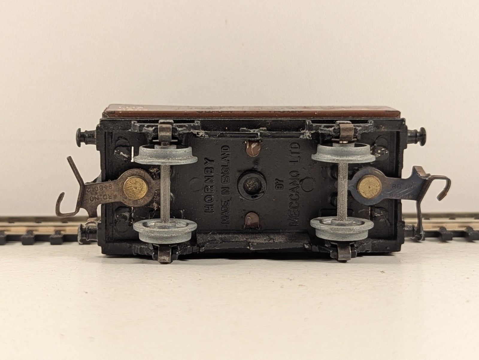 Hornby Dublo 32075 OO Gauge LMS Red D1 5 Plank Open Wagon - Boxed