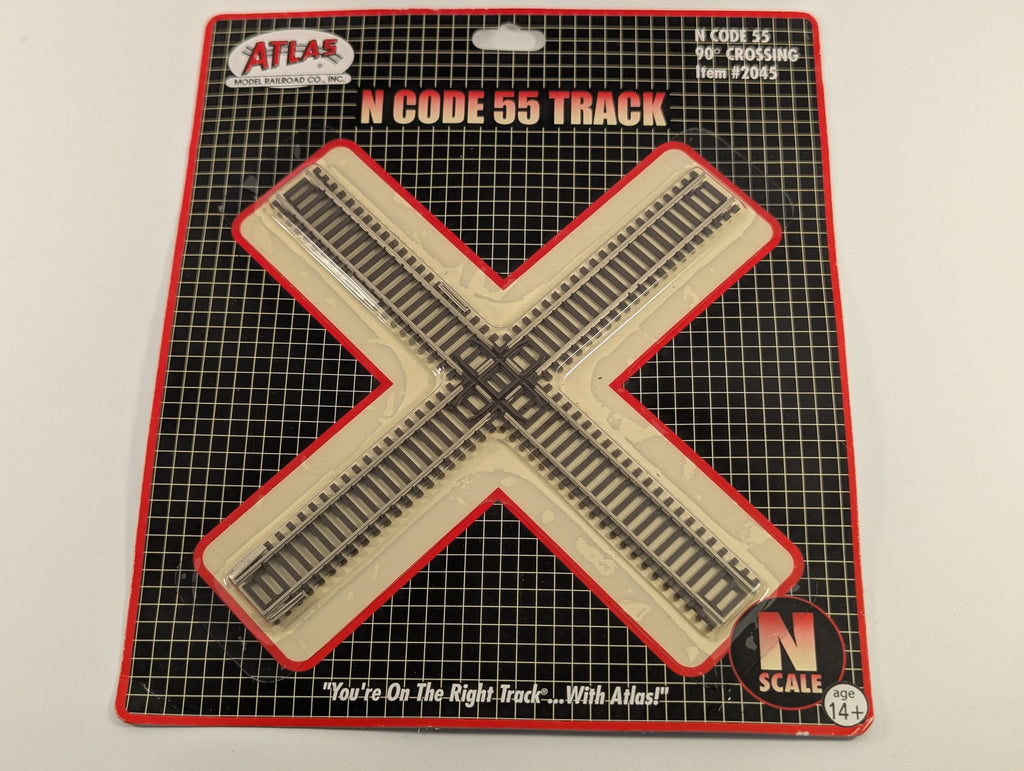 Atlas N Scale 90° Crossing Track 2045