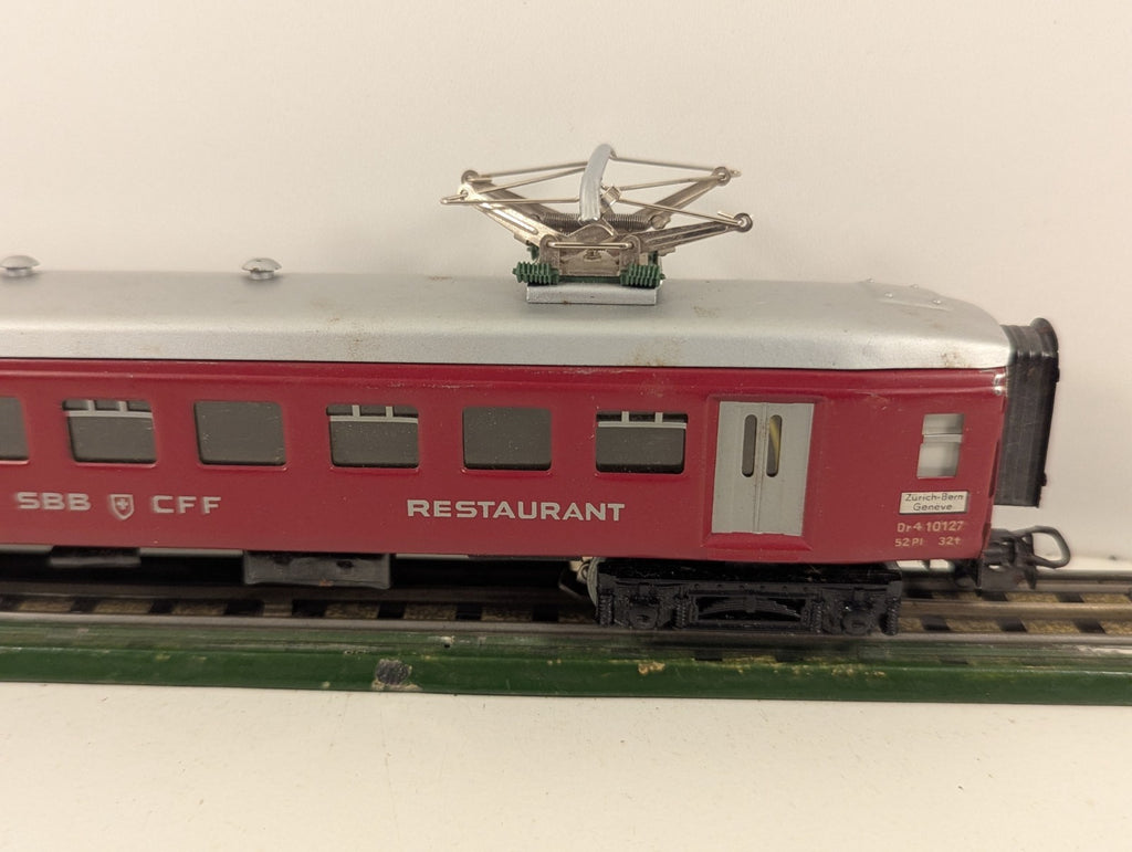 Märklin 4035 HO Gauge SBB Restaurant Coach – Working Lights