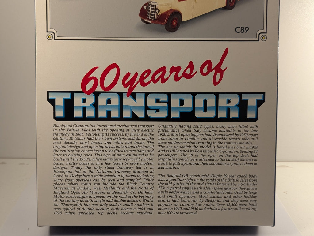 Corgi C89 60 Years of Transport Diecast Vehicle Set