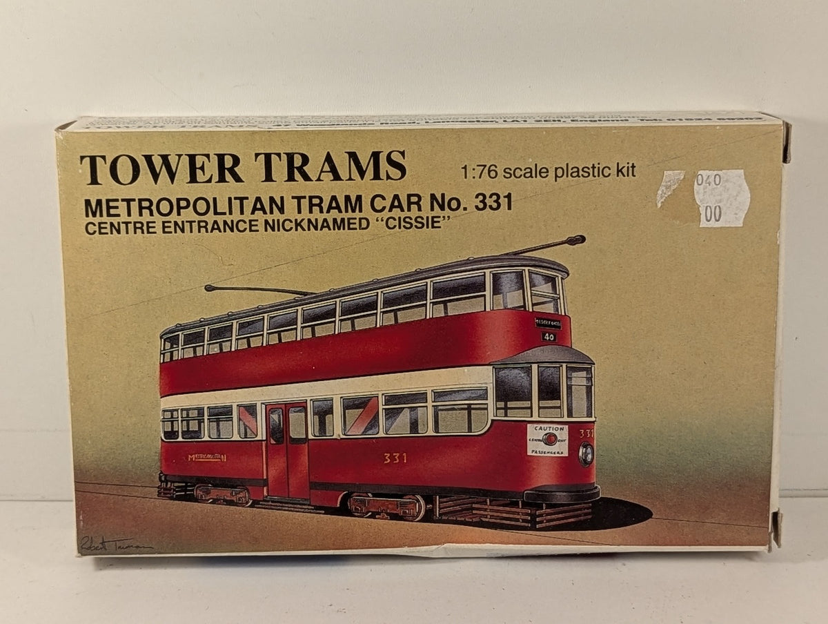 Tower Trams 1:76 Metropolitan Tram Car No. 331 Centre Entrance 'Cissie'
