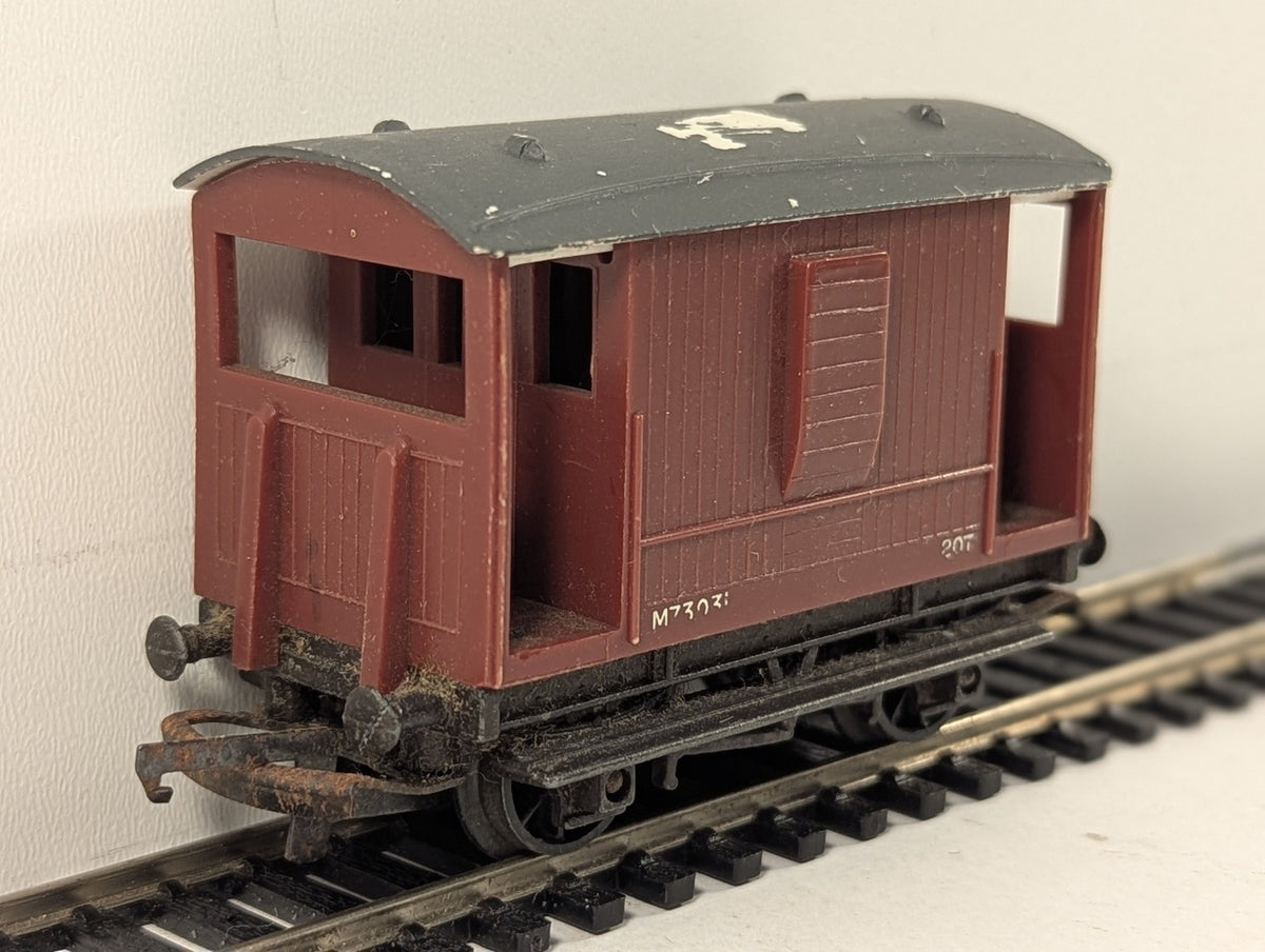 Tri-ang OO Gauge BR 20 Ton Goods Brake Van M73031 BR Bauxite R16