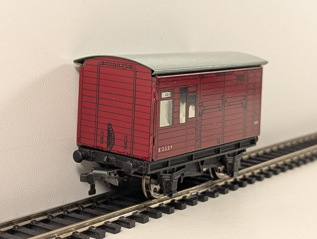 Hornby Dublo 32060 OO Gauge BR Red D1 Horse Box - Boxed