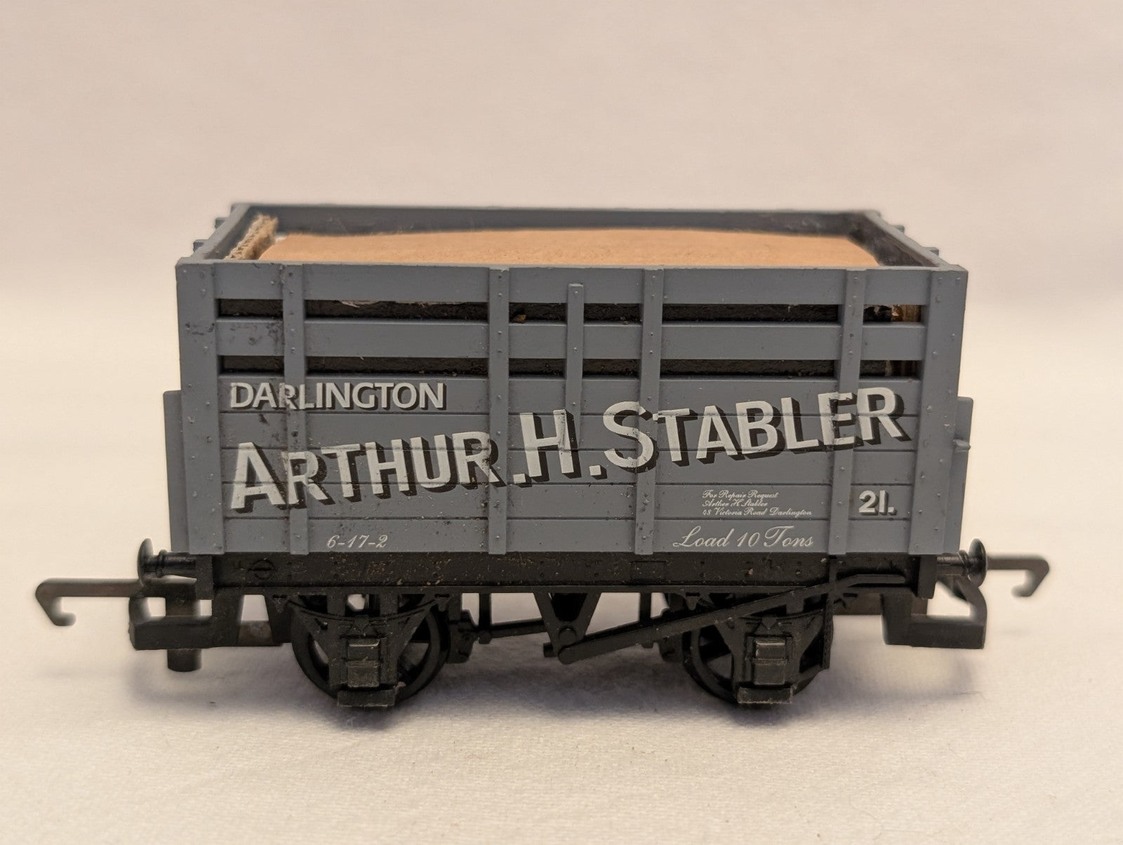 Hornby OO Gauge Arthur H. Stabler Coke Wagon Goods Wagon 21 Grey R6145